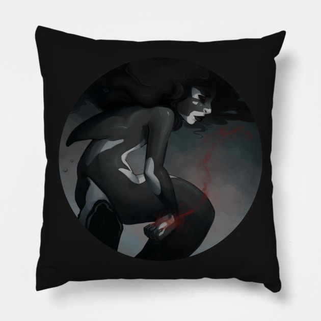 Killer Whale Pillow by GDBee