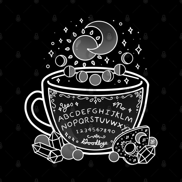 Ouija Teacup by heysoleilart