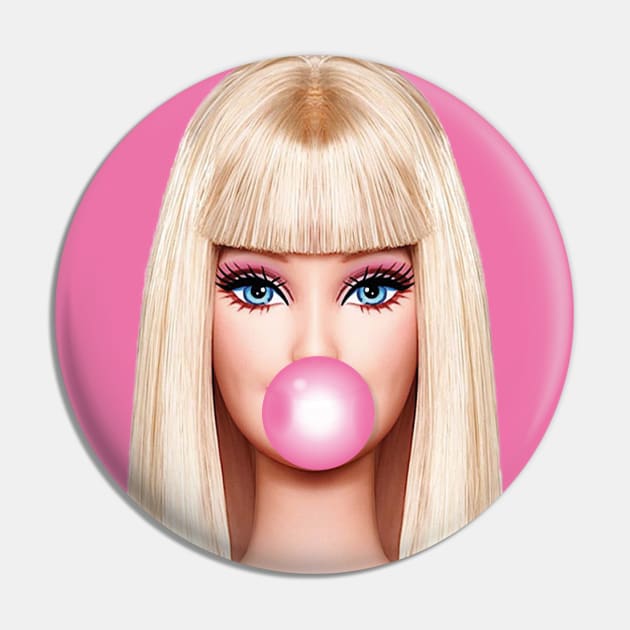 Barbie Bubblegum Pin by PengellyArt