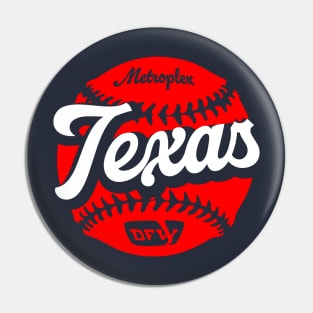 Texas Baseball Pin