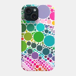 Light Rainbow Pastel Polka Dot Pattern Design Phone Case