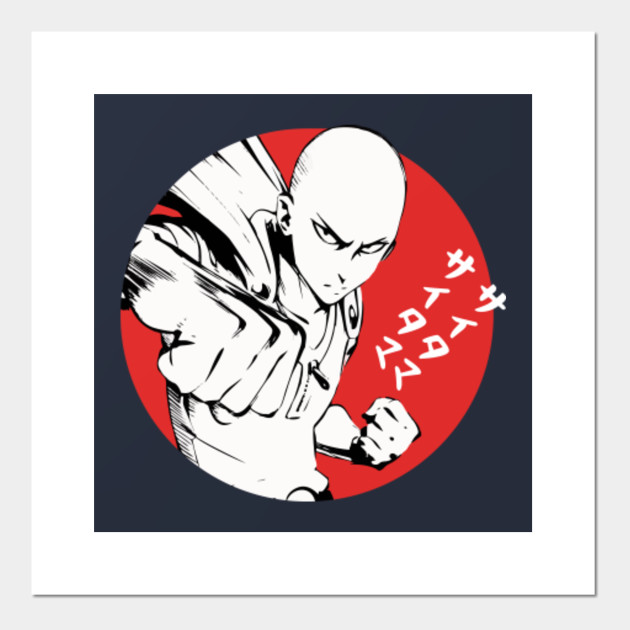 Saitama One Punch Man One Punch Man Posters And Art Prints Teepublic