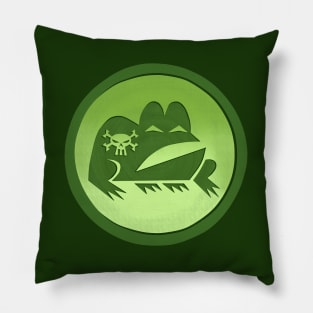 TDI Frogs of Death's logo Pillow