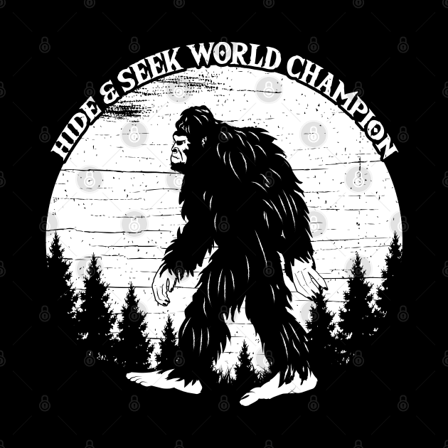 Bigfoot Hide And Seek World Champion by Tesszero