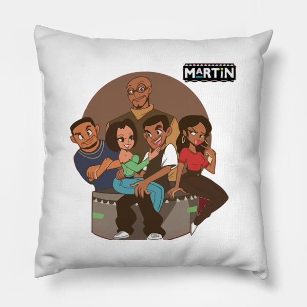 Wassup Martin Art Pillow by komplenan