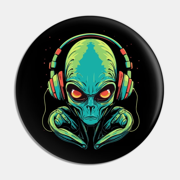 Green Loud Pin by vamarik