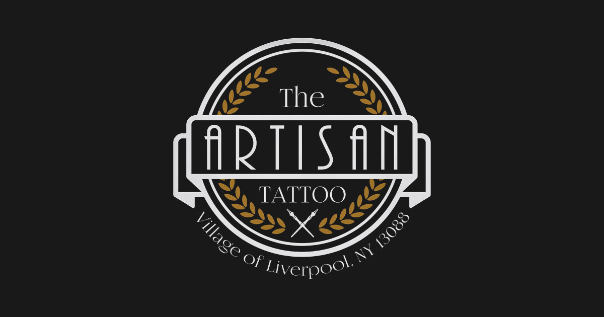 The Artisan Tattoo The Artisan Tattoo Baseball TShirt TeePublic UK