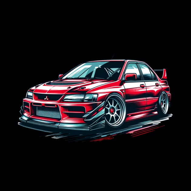 Lancer Evo 9 by raventink