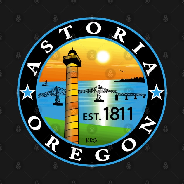 Astoria, Oregon Patch by KDStudio