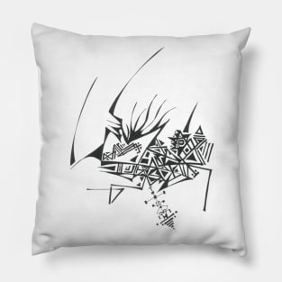 24 Unique Black White Abstract Art Pillow