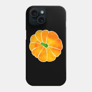 Watercolor Pumpkin Halloween Top View Phone Case