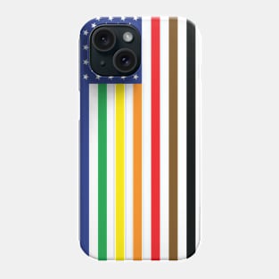 Gay Pride Intersectional Flag Phone Case