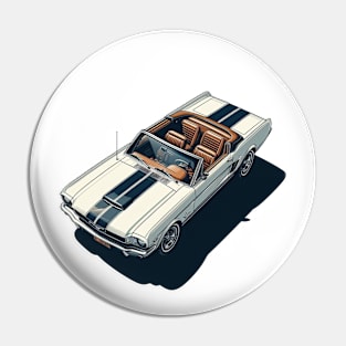 60s Ford Mustang Pin