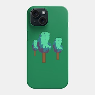 Retro Style Trees Phone Case