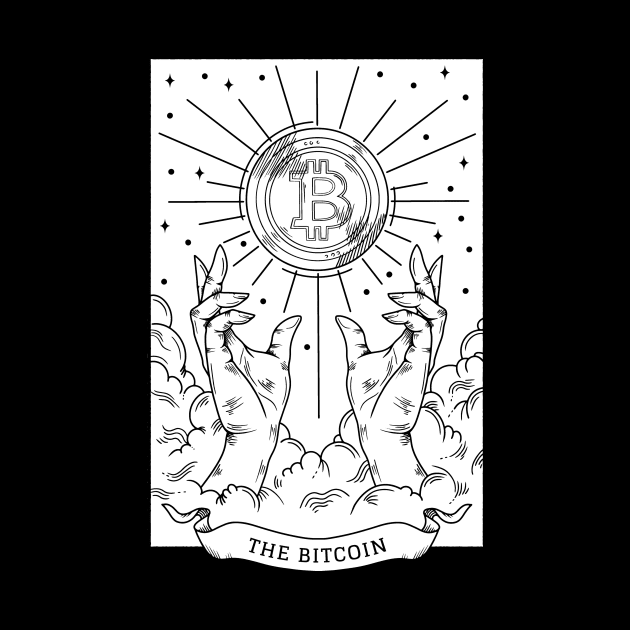 Bitcoin Tarot Card Cryptocurrency Plan B by UNDERGROUNDROOTS