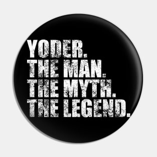 Yoder Legend Yoder Family name Yoder last Name Yoder Surname Yoder Family Reunion Pin