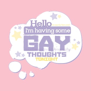 Gay thoughts [wish] T-Shirt