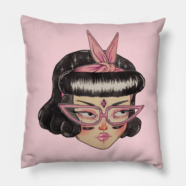 Gang ϟ Girl Pillow by lOll3