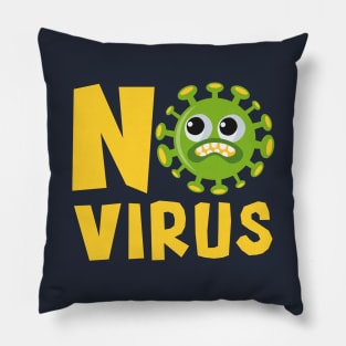 no virus covid 19 Pillow