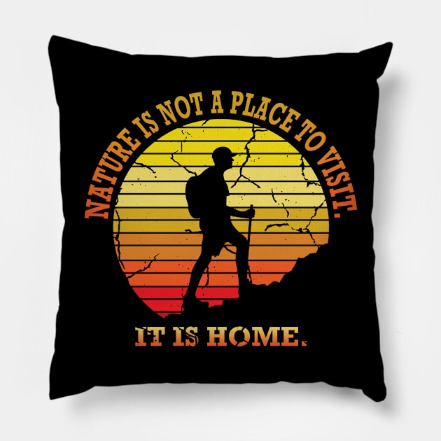 Climbing Tee Design Pillow by vpdesigns