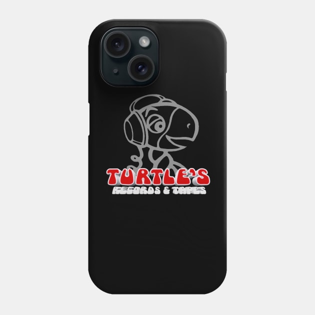 Turtle's Records & Tapes - 3D Text Phone Case by RetroZest