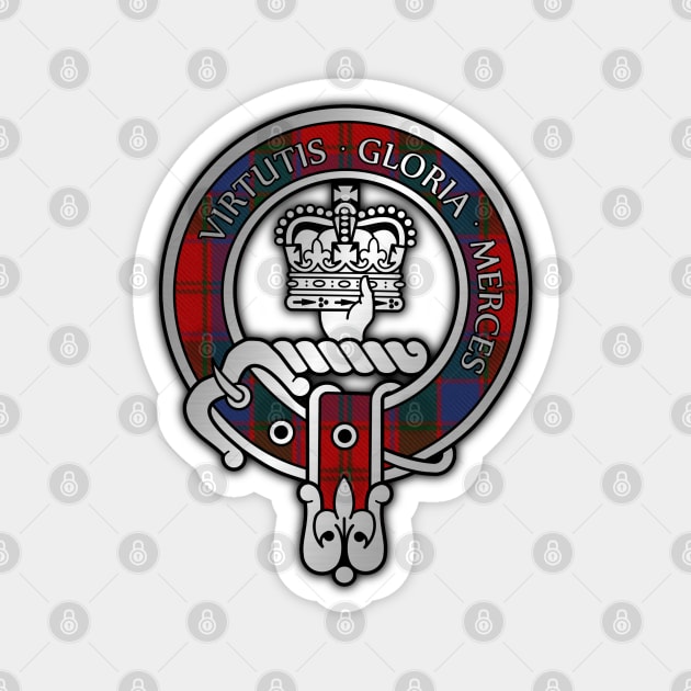 Clan Donnachaidh / Robertson Tartan Crest Magnet by Taylor'd Designs