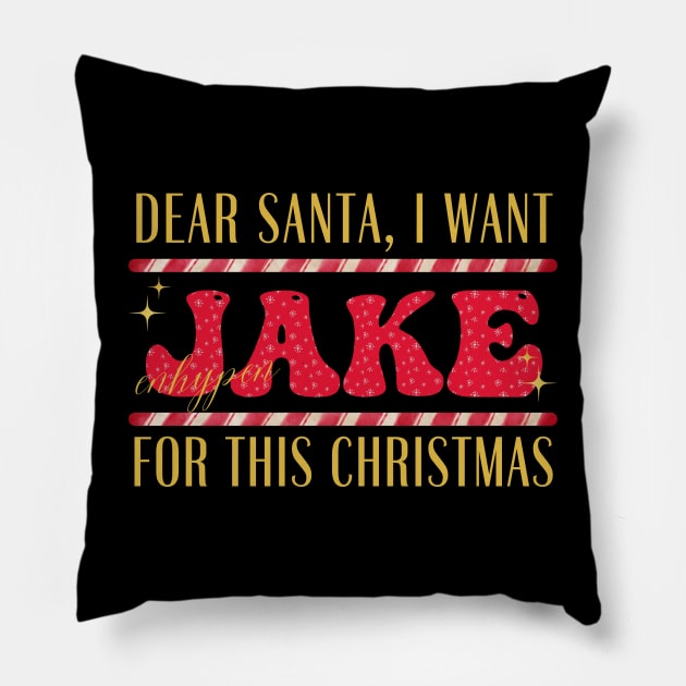 I Want Jake For This Christmas ENHYPEN Pillow by wennstore