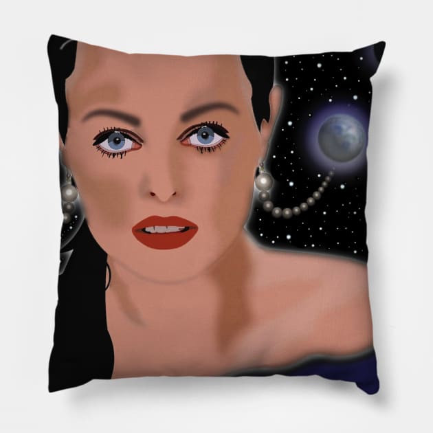Earring Ing The Sounds Of The Night Pillow by dennye