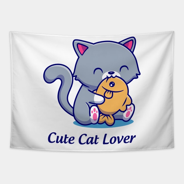 cute cat lover Tapestry by This is store