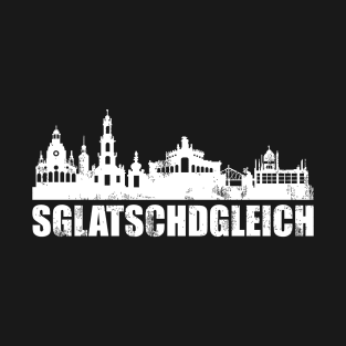 Dresden Skyline Dialect Saxony East T-Shirt