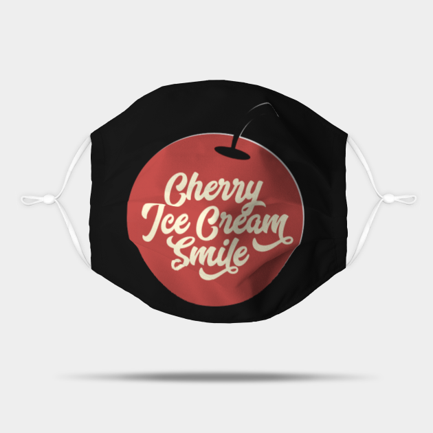 cherry ice cream smile Duran Duran Mask TeePublic