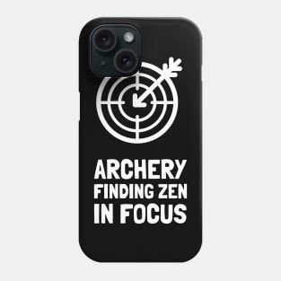 finding zen in focus Phone Case