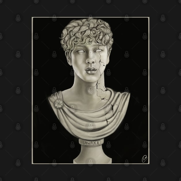 Jin - Antique bust painting by dangerbeforeyou