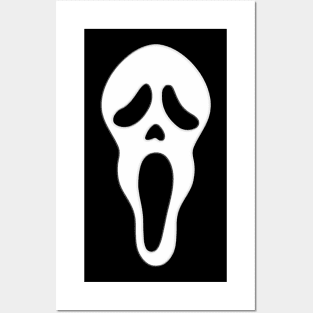 Scary Ghost Scary Ghost Face Art Board Print for Sale by anatim33