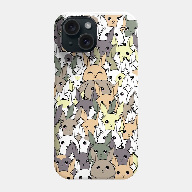 Rabbit Phone Case by Zefkiel