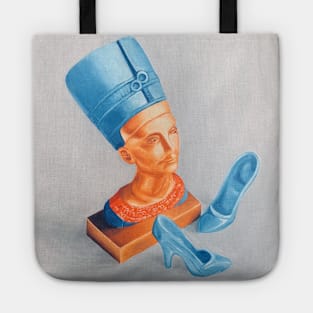 Queen Nefertiti with Barbie Shoes Tote