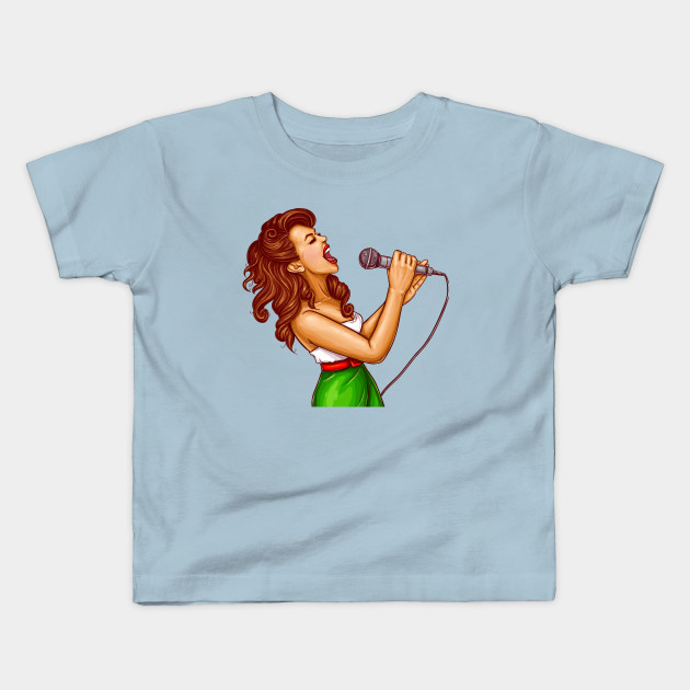 Singing Female Cartoon Character Music Pin Up Pin Up Girl Kids