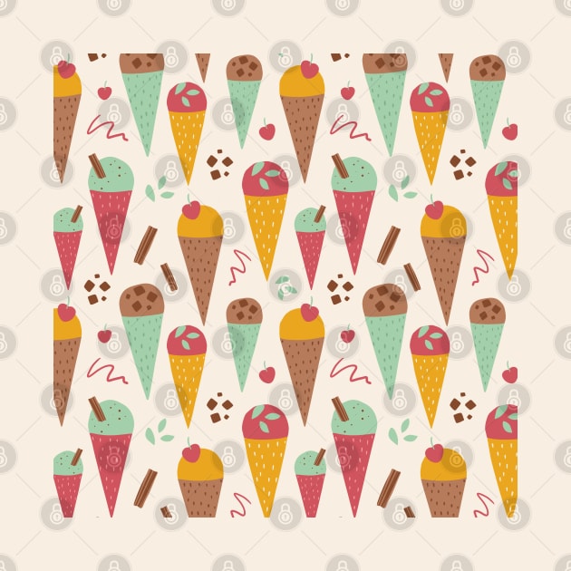 Ice Cream Cones by Salty Siren Studios