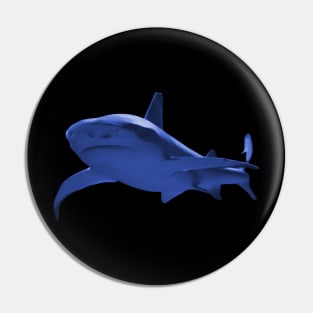 Shark Blue Pin