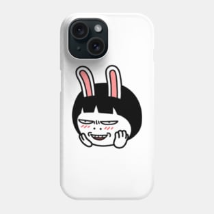 KakaoTalk Friend - The Hard Life by Hozo (Evil Face) Phone Case