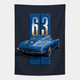 63 Corvette Tapestry