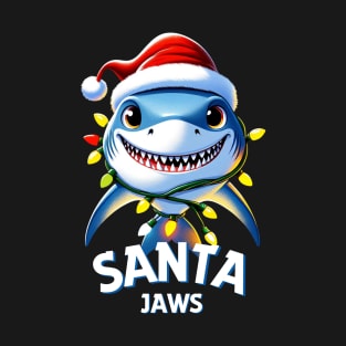 Santa Jaws - Christmas shark T-Shirt