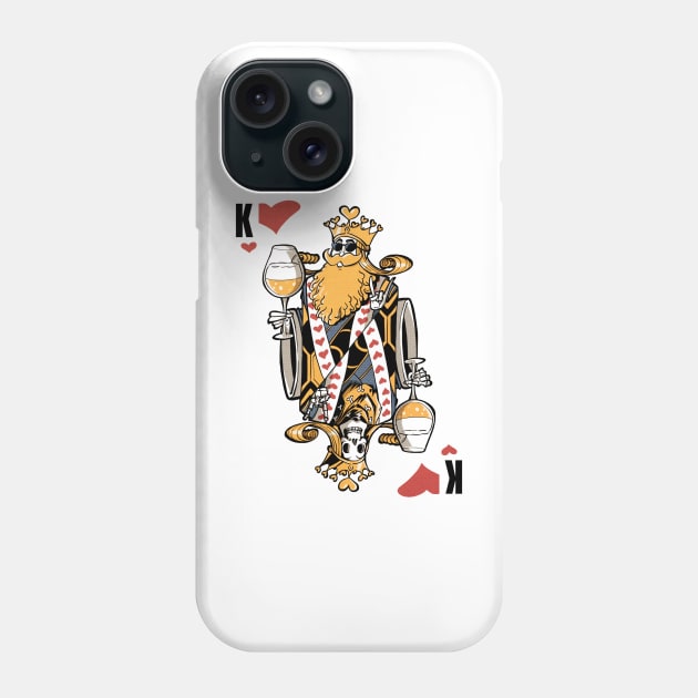 King of hearts and beer Phone Case by TomiAx