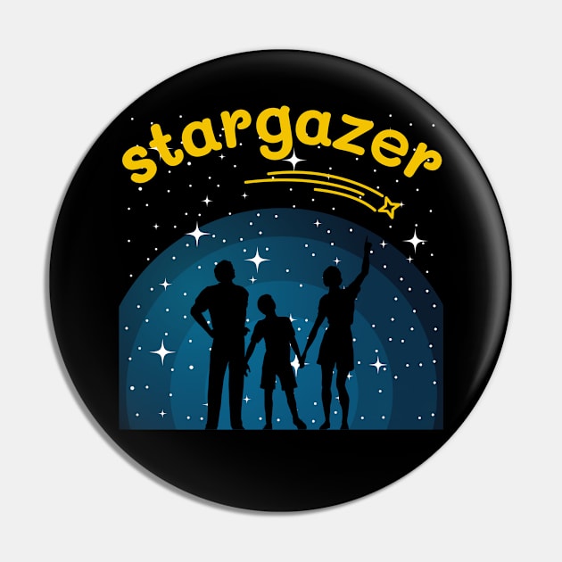 Stargazer Pin by Northshore Cycling Tees