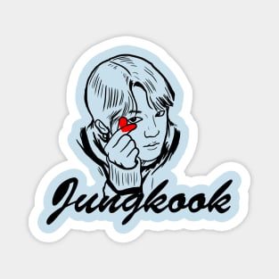 BTS JUNGKOOK FINGER LOVE Magnet