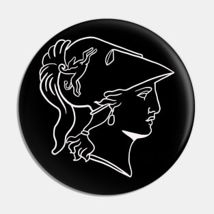 Athena - Greek Goddess of Strategy and Wisdom Pin