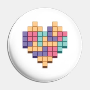 GAME HEART Pin