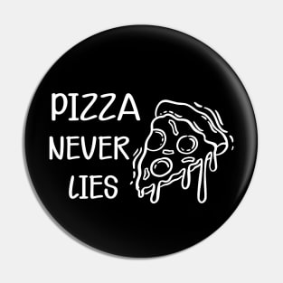 Pizza never lies Pin