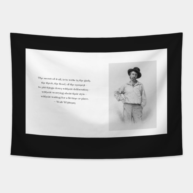 Walt Whitman Tapestry by picsoncotton