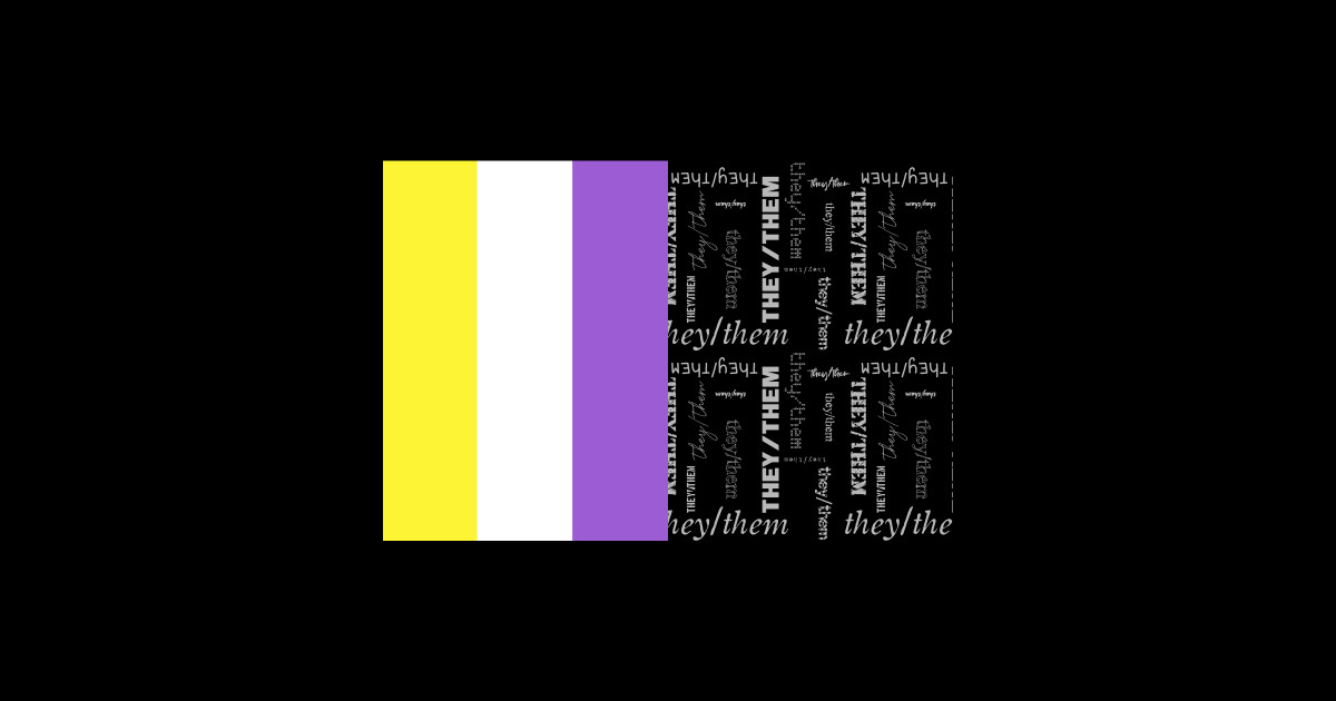 Nonbinary, They/Them Pronouns - Identity Pride - Pronouns - Posters and ...